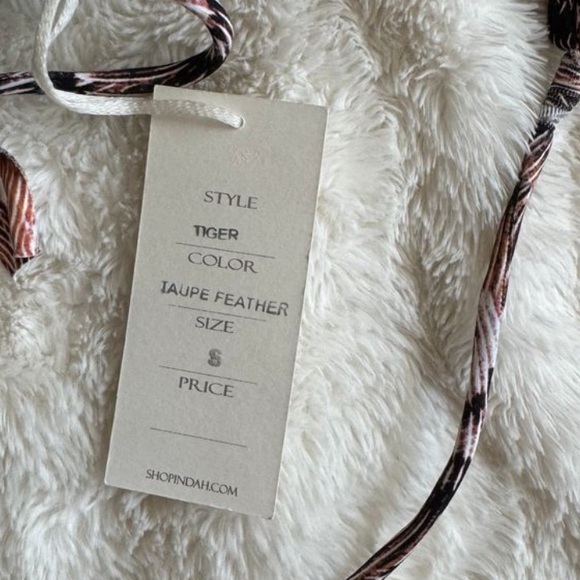 Indah taupe feather bikini - Picture 4 of 4